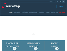 Tablet Screenshot of e-relationshipplus.com